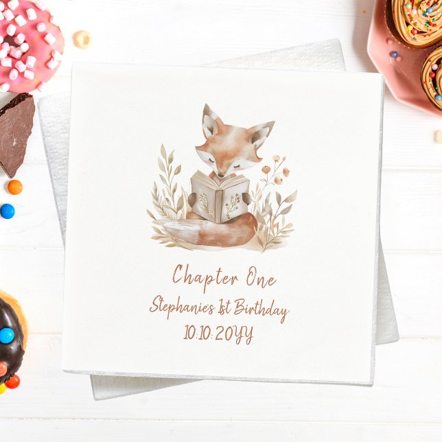 Servilleta De Papel Fiesta de cumpleaños número uno del capítulo uno d (Subido por el creador)