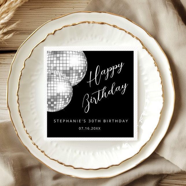 Servilleta De Papel Fiesta de cumpleaños para adultos con discoteca pl (Subido por el creador)