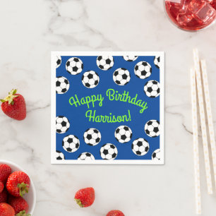 Servilleta De Papel Fiesta de cumpleaños para deportes de fútbol