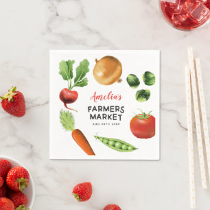 Servilleta De Papel Fiesta de cumpleaños para el mercado de agricultor