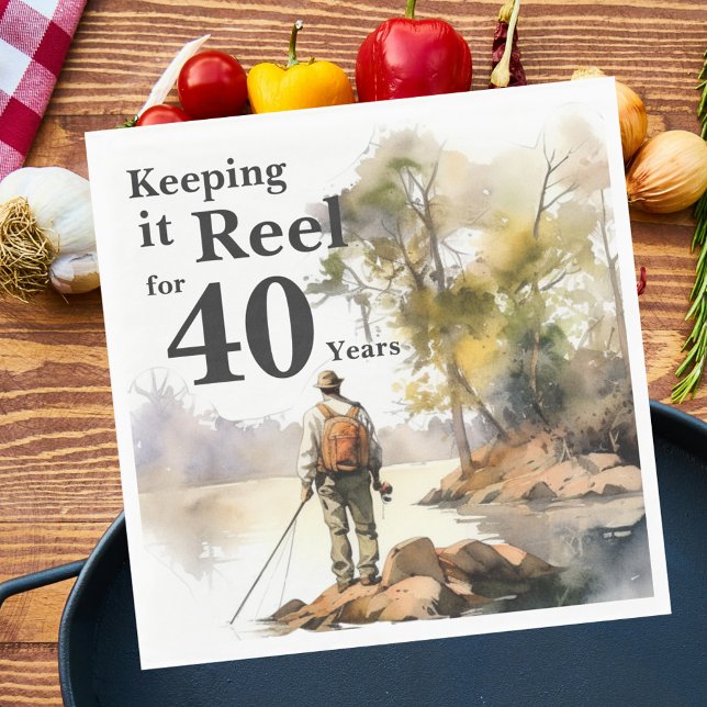 Servilleta De Papel Fiesta de cumpleaños para la pesca de acuarela mas (Subido por el creador)