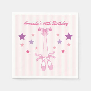 Servilleta De Papel Fiesta de cumpleaños personalizada con tema de Bai