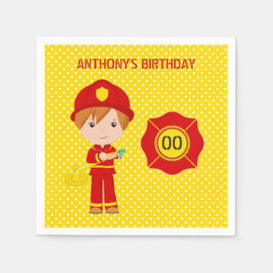 Servilleta De Papel Fiesta de cumpleaños personalizada con temática de