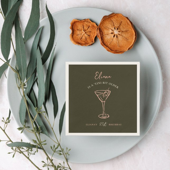 Servilleta De Papel Fiesta de cumpleaños personalizada de más edad de  (Subido por el creador)