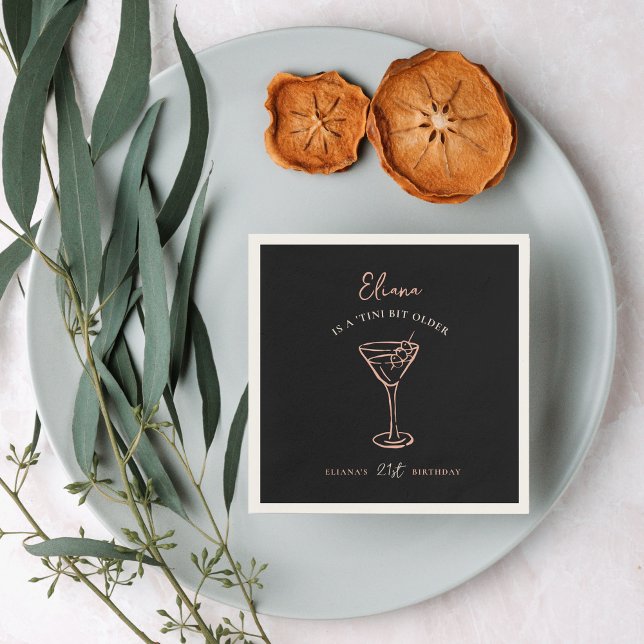 Servilleta De Papel Fiesta de cumpleaños personalizada de más edad de  (Subido por el creador)