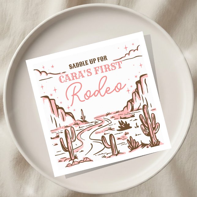 Servilleta De Papel Fiesta de Cumpleaños Rodeo del Oeste Salvaje en Cu (Subido por el creador)