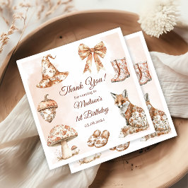 Servilleta De Papel Fiesta de cumpleaños rosado Toile De Jouy