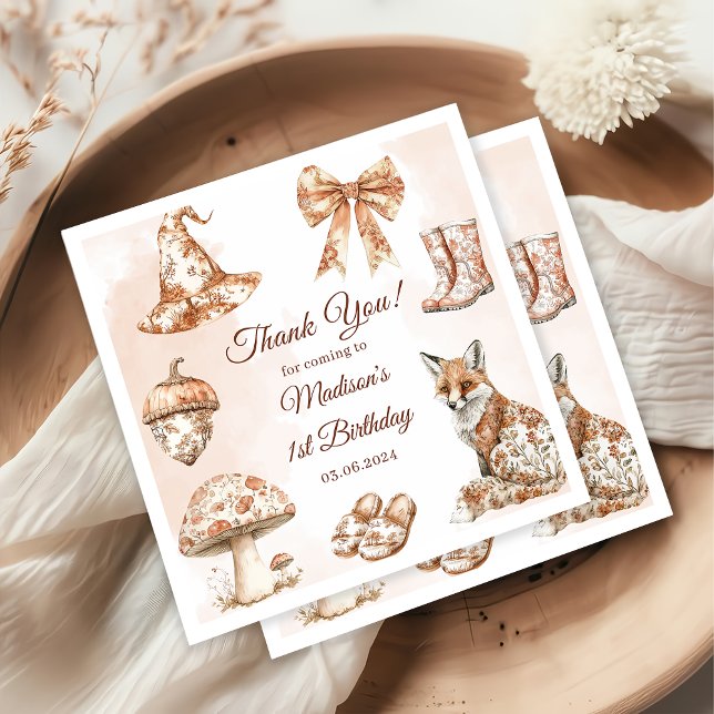 Servilleta De Papel Fiesta de cumpleaños rosado Toile De Jouy (Subido por el creador)