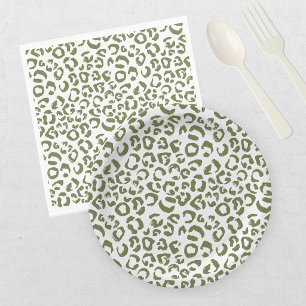 Servilleta De Papel Fiesta de cumpleaños safari de leopardo para niños