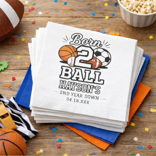 Servilleta De Papel Fiesta de cumpleaños temática deportiva para niño 