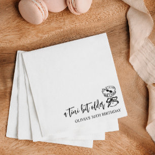 Servilleta De Papel Fiesta de cumpleaños temática Martini, un poco más