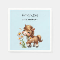 Fiesta de Cute Pony Eating Daisies