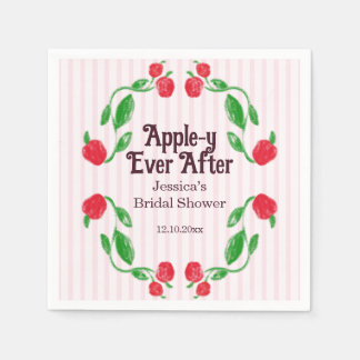 Servilleta De Papel Fiesta de Despedida de Soltera Appley Ever After A