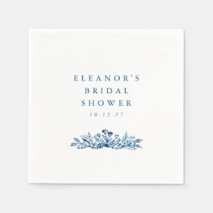 Servilleta De Papel Fiesta de Despedida de Soltera Botánico con Tinta 