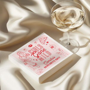 Servilleta De Papel Fiesta de Despedida de Soltera con Spa y Pijamas G