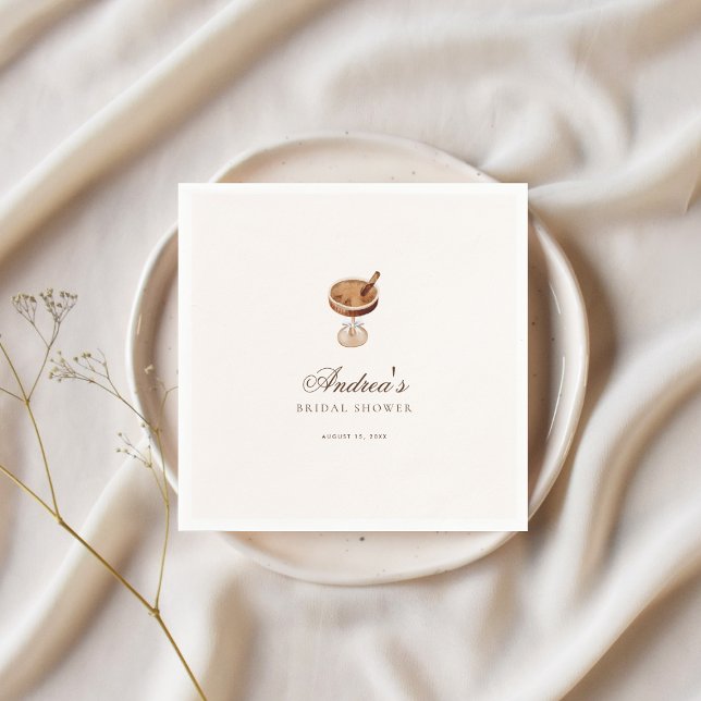 Servilleta De Papel Fiesta de Despedida de Soltera con Tema de Café Es (Subido por el creador)