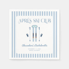Servilleta De Papel Fiesta de Despedida de Soltera de Esquí de Inviern