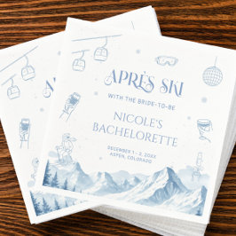 Servilleta De Papel Fiesta de Despedida de Soltera de Invierno Aki Dib