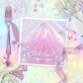 Servilleta De Papel Fiesta de Despedida de Soltera Disco Retro v2 ID92