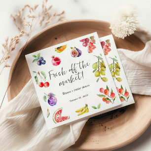 Servilleta De Papel Fiesta de Despedida de Soltera Frutas Frescas Fuer