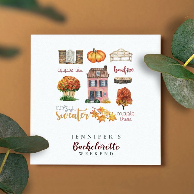 Servilleta De Papel Fiesta de Despedida de Soltera Otoño Favoritos Rús (Subido por el creador)