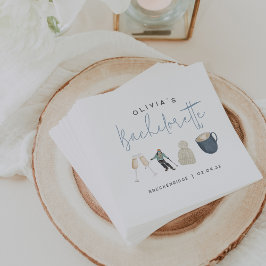 Servilleta De Papel Fiesta de Despedida de Soltera Personalizada en Es