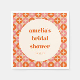 Servilleta De Papel Fiesta de Despedida de Soltera Personalizada Moder