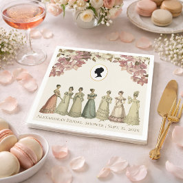 Servilleta De Papel Fiesta de Despedida de Soltera Regency Ladies Flor