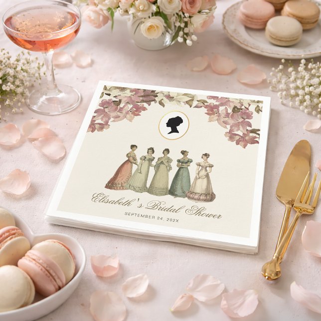 Servilleta De Papel Fiesta de Despedida de Soltera Regency Ladies Guio (Subido por el creador)