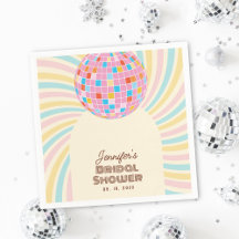 Fiesta de Despedida de Soltera Retro Rosa Bola de 