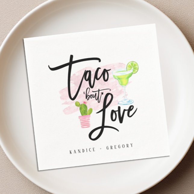 Servilleta De Papel Fiesta de Despedida de Soltera ¡Taco de Amor! (Subido por el creador)