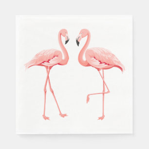 Servilleta De Papel Fiesta de Despedida de Soltera Tropical Flamingo R