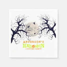 Servilleta De Papel Fiesta de disfraces de Halloween