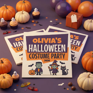Servilleta De Papel Fiesta de disfraces de Halloween para niños