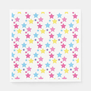 Servilleta De Papel Fiesta de Estrellas Arcoíris illusima