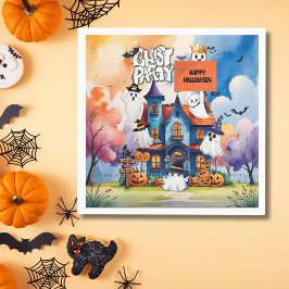 Servilleta De Papel Fiesta de fantasmas para niños de Halloween