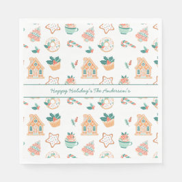 Servilleta De Papel Fiesta de feriado de Navidades caprichosos