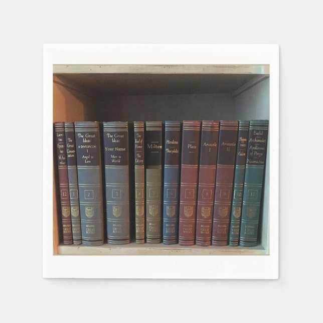 Servilleta De Papel Fiesta de firma de publicación de libros (Anverso)