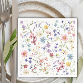 Servilleta De Papel Fiesta de flores silvestres de color de Moda rusa