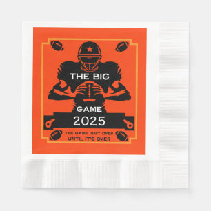 Servilleta De Papel Fiesta de Football Game Fan TV Watch