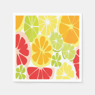 Servilleta De Papel Fiesta de Frutas Cítricas