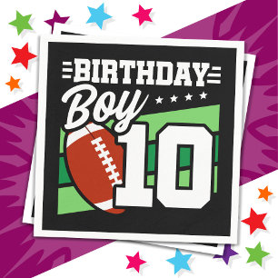 Servilleta De Papel fiesta de fútbol de 10 años Tema 10
