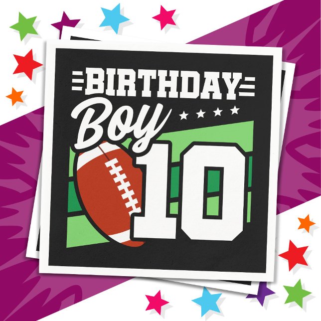 Servilleta De Papel fiesta de fútbol de 10 años Tema 10 (Subido por el creador)