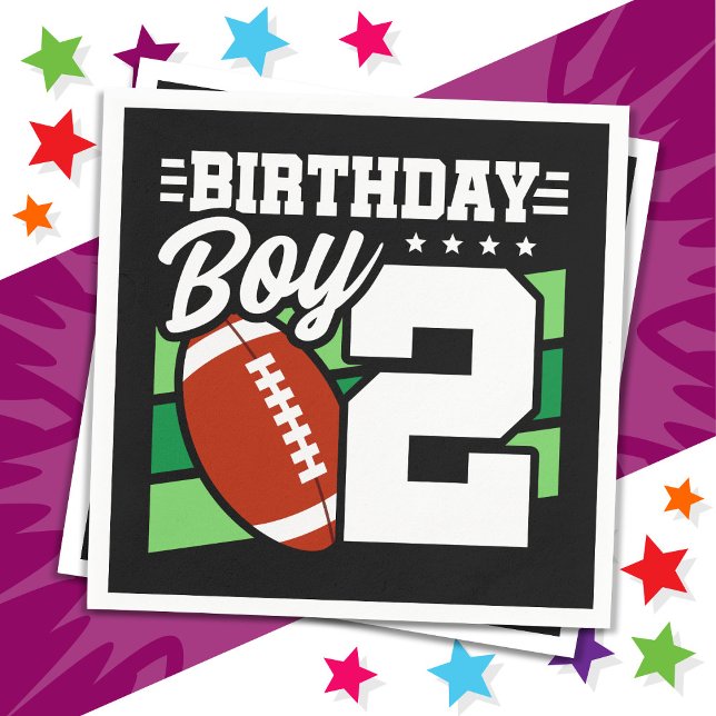Servilleta De Papel fiesta de fútbol de 2 años Tema de segundo cumplea (Subido por el creador)
