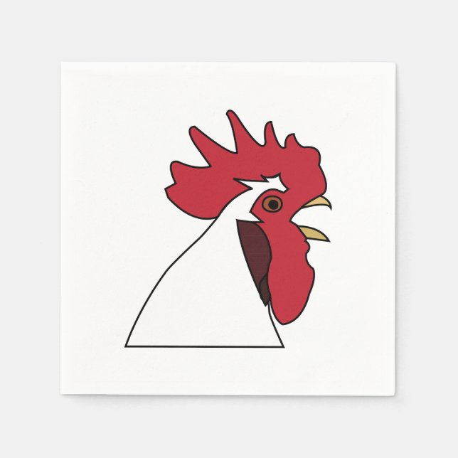 Servilleta De Papel Fiesta de Gallo (Anverso)