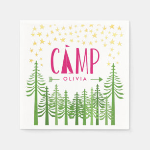 Servilleta De Papel Fiesta de Glamping