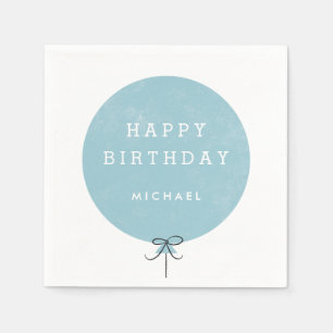 Servilleta De Papel Fiesta de globos Napkin - Sky