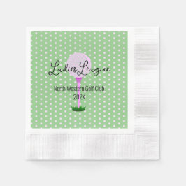 Servilleta De Papel Fiesta de golf de la Liga de Golf Damas