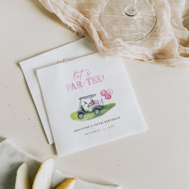 Servilleta De Papel Fiesta de golf Par-Tee Pink (Subido por el creador)