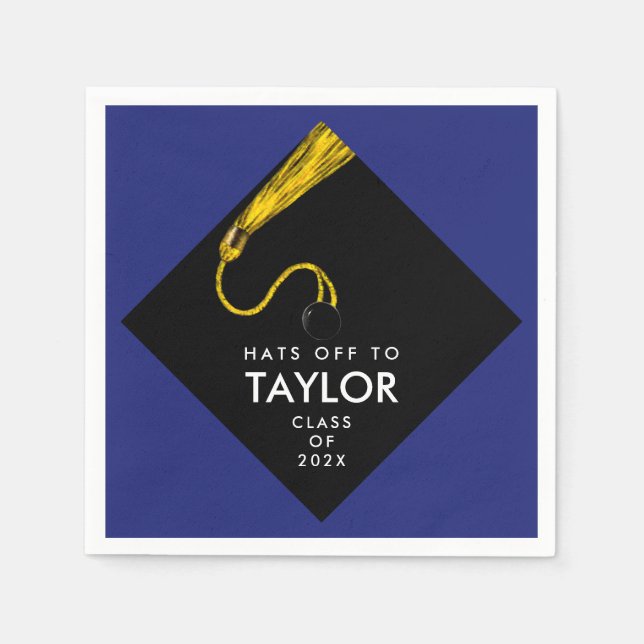 Servilleta De Papel Fiesta de Graduación 2025 (Anverso)